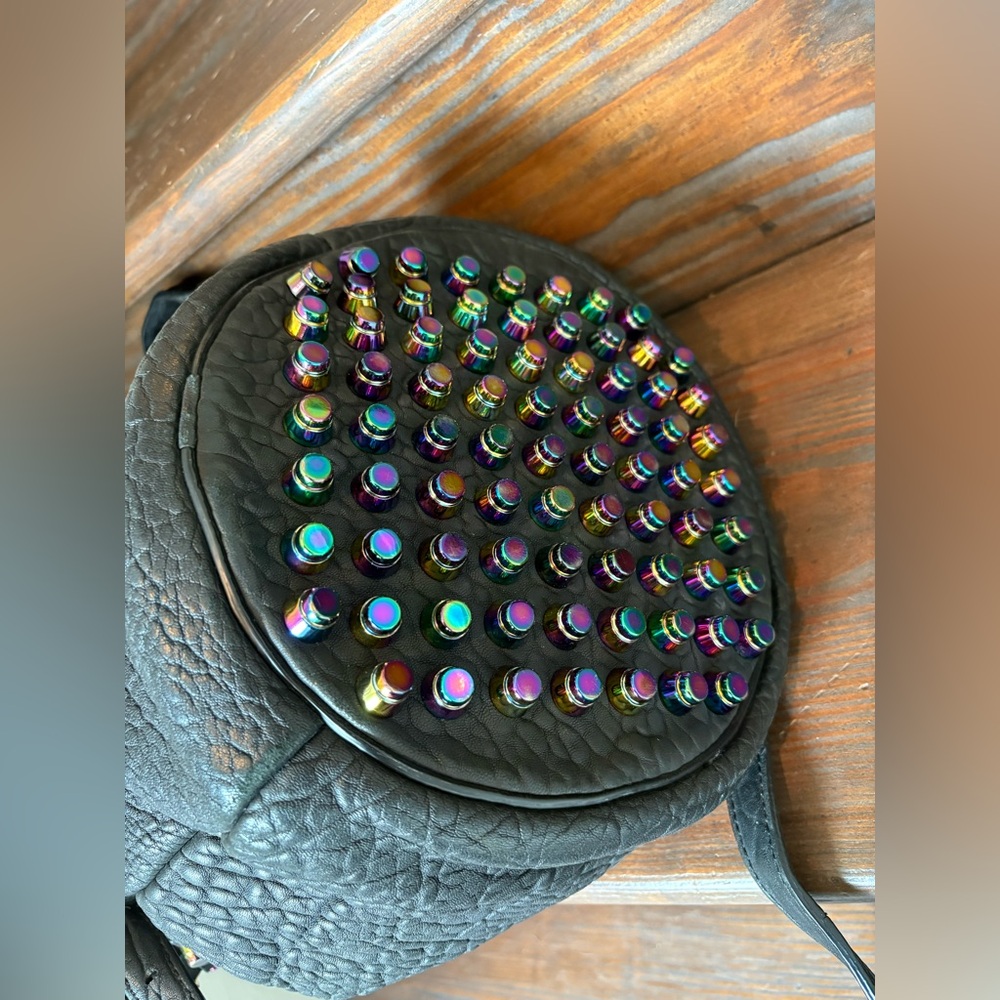Alexander Wang Diego Bucket Bag w/ rainbow chrome hardware